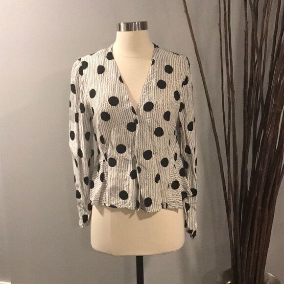 Topshop Button Up Blouse  - Picture 1 of 3